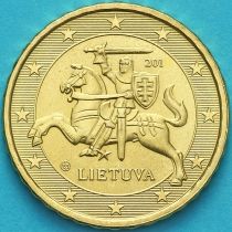 Литва 10 евроцентов 2017 год.