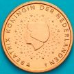 Монета Нидерланды 5 евроцентов 2001 год. (тип 1). На монете есть дата 2001