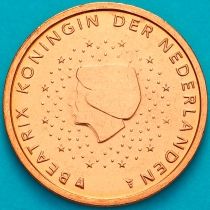 Нидерланды 1 евроцент 2000 год. (тип 1). На монете есть дата 2000