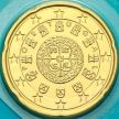 Монета Португалия 20 евроцентов 2008 год. Из набора. На монете есть дата 2008