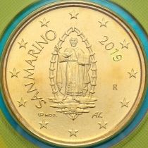 Сан Марино 50 евроцентов 2019 год. BU