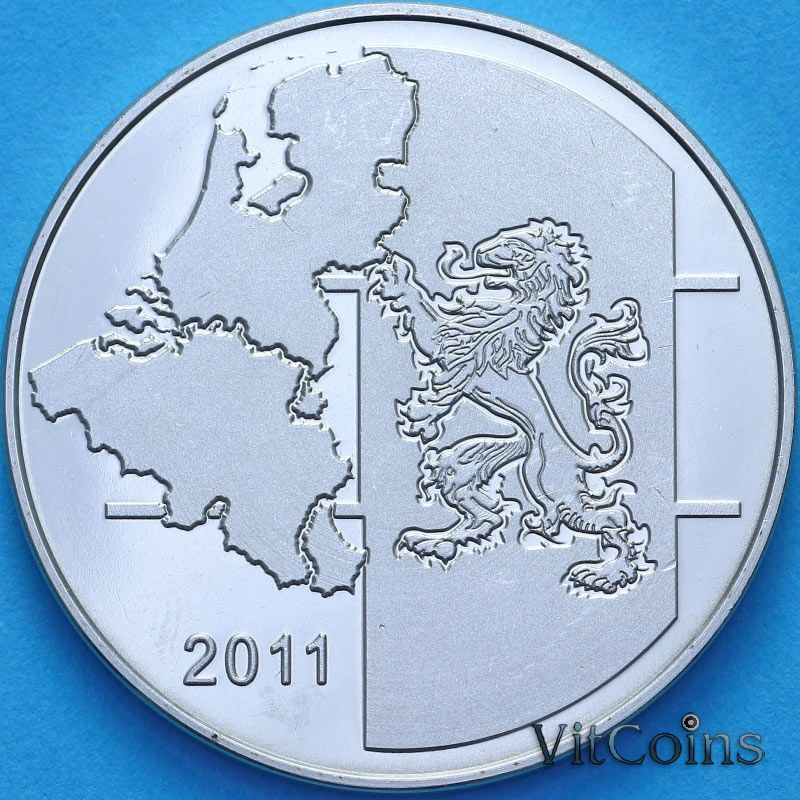 Бельгия, жетон монетного двора 2011 год. Гербы Королевств Бенилюкса