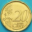 Монета Ватикан 20 евроцентов 2020 года.
