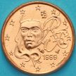 Монета Франция 1 евроцент 1999 год.