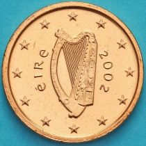 Ирландия 1 евроцент 2002 год.