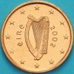 Монета Ирландия 2 евроцента 2002 год.