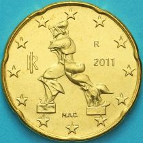 Италия 20 евроцентов 2011 год.