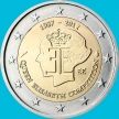 Монета Бельгия 2 евро 2012 год.  Музыкальный конкурс имени Королевы Елизаветы