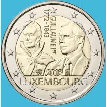 Люксембург 2 евро 2018 год. Виллем I