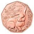 Монеты Австрия 5 евро 2018 год. Пасхальный заяц