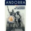 Монеты Андорра 2 евро 2022 год. Легенда о Карле Великом. Буклет