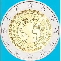 Португалия 2 евро 2025 год. Устойчивое развитие