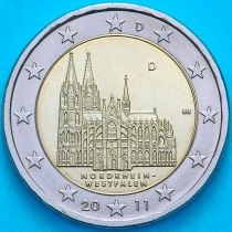 Германия 2 евро 2011 год. Северный Рейн - Вестфалия. D Германия 2 евро 2011 год. Северный Рейн - Вестфалия. D