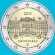 Монета Германия 2 евро 2019 год. 70 лет Бундесрату. D