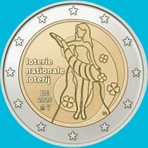 Бельгия 2 евро 2025 год. Национальная лотерея