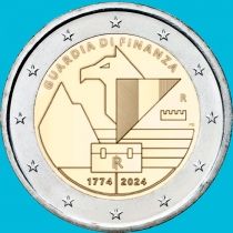 Италия 2 евро 2024 год. Финансовая гвардия