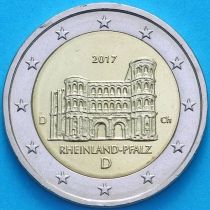 Германия 2 евро 2017 год. Рейнланд-Пфальц. D