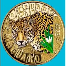 Италия 5 евро 2022 год. Ягуар