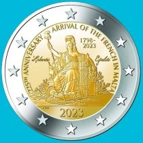 Мальта 2 евро 2023 год. Наполеон