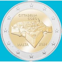Мальта 2 евро 2024 год. Цитадель Гозо