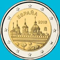 Испания 2 евро 2013 год. Монастырь Эскориал