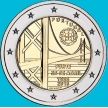 Монета Португалия 2 евро 2016 год. Мост имени 25 апреля