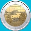 Монета Финляндия 2 евро 2018 год. Финская сауна