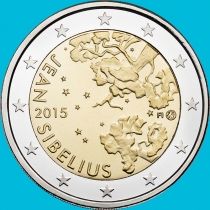 Финляндия 2 евро 2015 год. Ян Сибелиус