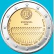 Монета Португалия 2 евро 2008 год. 60 лет Декларации Прав Человека