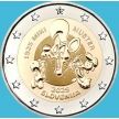 Монета Словакия 2 евро 2025 год. Мики Мустер