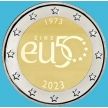 Монета Ирландия 2 евро 2023 год. 50 лет вступления Ирландии в ЕС