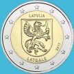 Монеты Латвия 2 евро 2017 год. Историческая область Латгалия