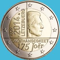 Люксембург 2 евро 2014 год. Независимость герцогства Люксембург