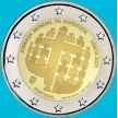 Монета Португалия 2 евро 2023 год. Всемирный день молодежи в Лиссабоне