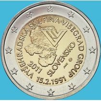 Словакия 2 евро 2011 год. Вишеградская группа