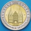 Монета Германия 2 евро 2006 год. Шлезвиг-Гольштейн.  J