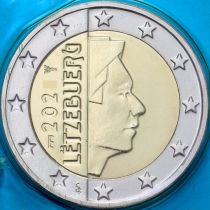 Люксембург 2 евро 2020 год. Мост. BU