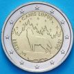 Монета Эстония 2 евро 2021 год. Волк