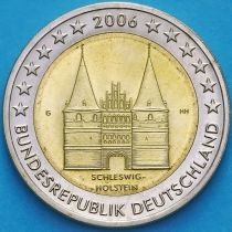 Германия 2 евро 2006 год. Шлезвиг-Гольштейн. G