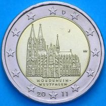 Германия 2 евро 2011 год. Северный Рейн - Вестфалия. J