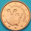 Монета Кипр 2 евроцента 2009 год.