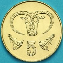 Кипр 5 центов 2004 год.