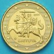 Монета Литва 10 евроцентов 2015 год.