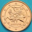 Монета Литва 5 евроцентов 2015 год.