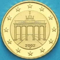 Германия 10 евроцентов 2002 год. F. Пруф