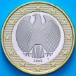 Монета Германия 1 евро 2002 год. F. Пруф