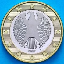 Германия 1 евро 2002 год. F. Пруф
