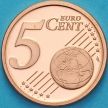 Монета Германия 5 евроцентов 2002 год. F. Пруф