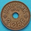 Монета Фарерские острова 2 эре 1941 год. №1