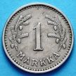 Монета Финляндия 1 марка 1940 год